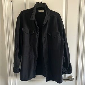 Madewell Utility Shirt Jacket Black XL